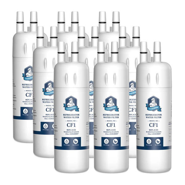 CoachFilters Compatible EDR1RXD1 Refrigerator Water Filter, W10295370A, 9Pack